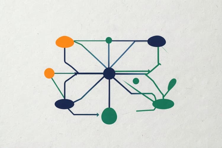 Um mapa conceitual conectando a jornada do cliente com as etapas do funil de vendas.